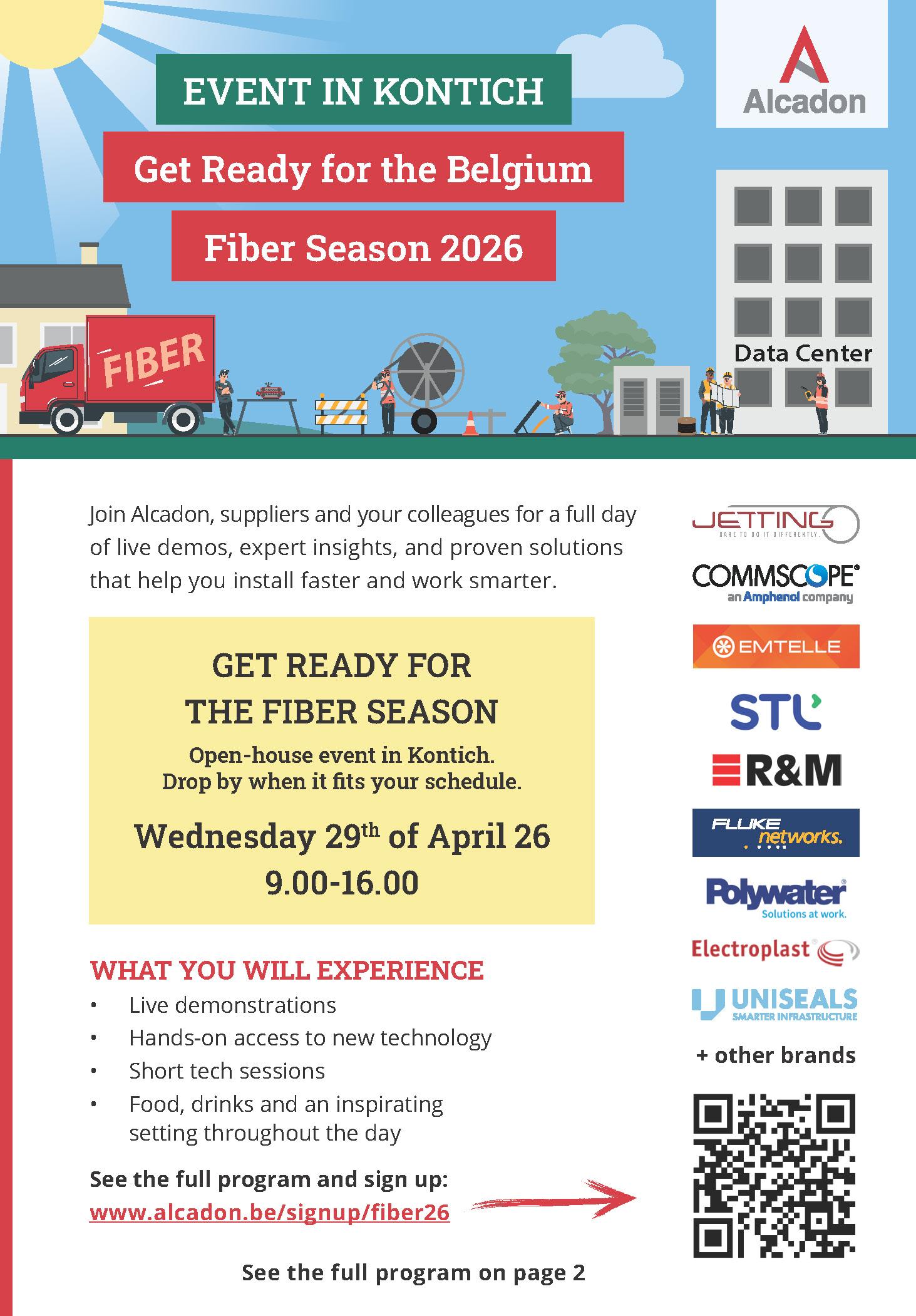 Photo of invitation for Alcadon Belgium Customer day