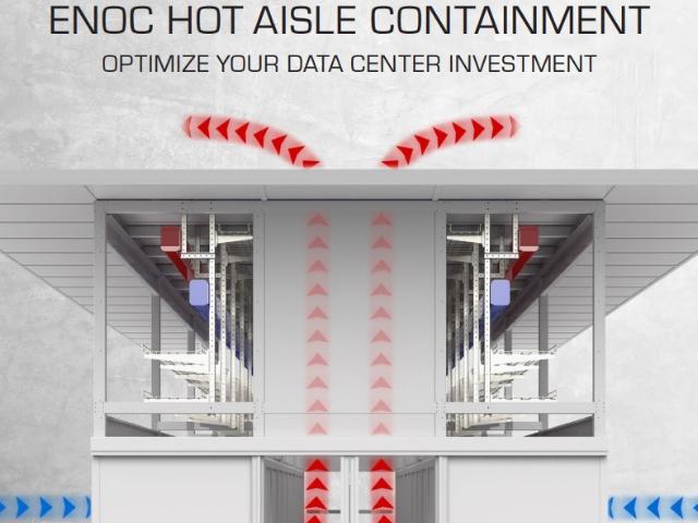 hot aisle containment brochure from Enoc